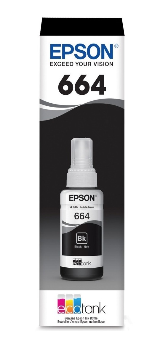 TINTA EPSON T664 NEGRO