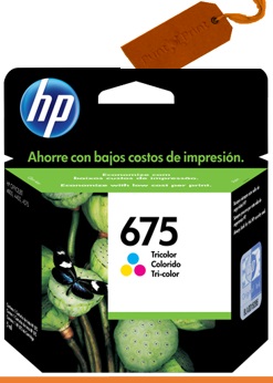 CARTUCHO HP 675 TINTA TRICOLOR