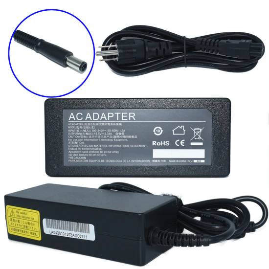 Cargador para Laptop GENERICO Adaptador de Corriente 65W 19.5V-3.34A